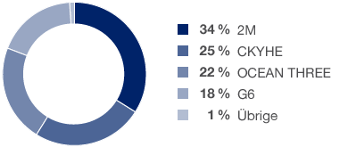 Kapazit&auml;tsanteil nach Allianzen (Kreisdiagramm)
