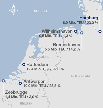 Umschlag in den Nordrange-H&auml;fen (Karte)