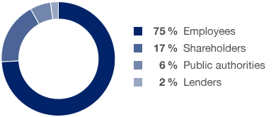Application of Added Value (pie chart)